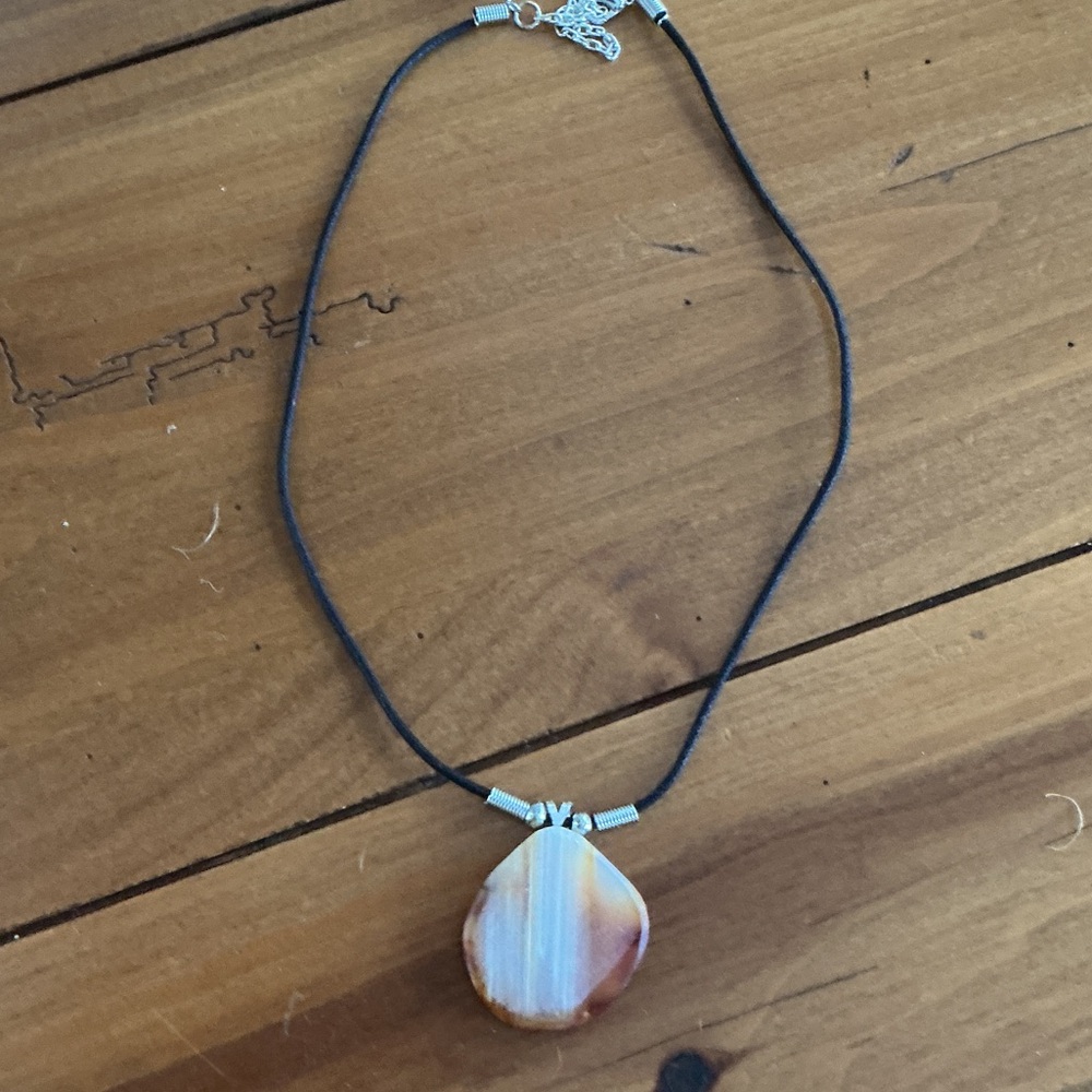 Ancient agate from Panama handcrafted necklace
